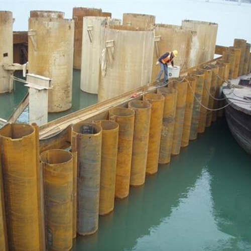 定西钢护筒现场安装